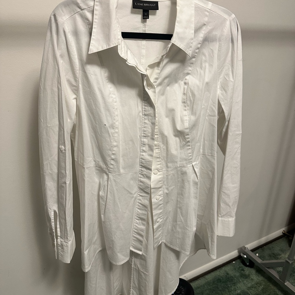 Flare Lane Bryant Buttondown